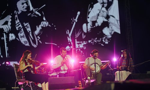 band on stage