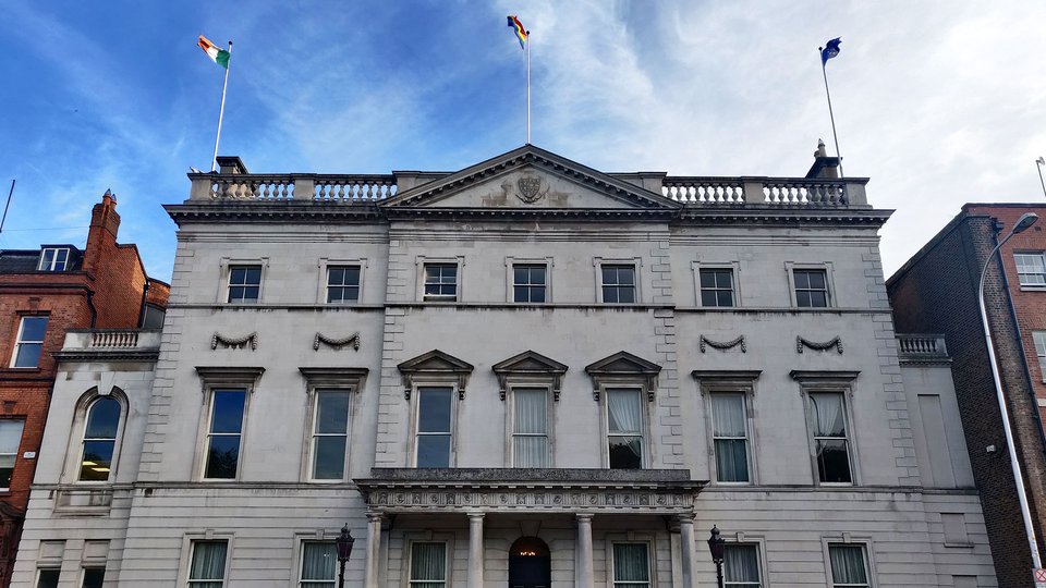 View of Iveagh House from the street
