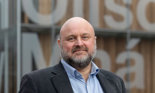 man's face smiling