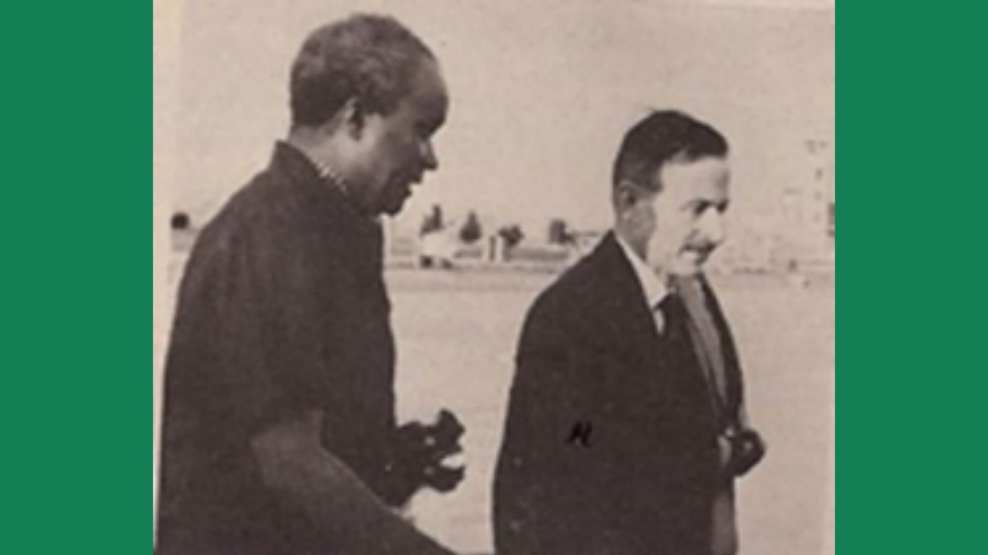 President Kaunda with James Skinner in the 1960s