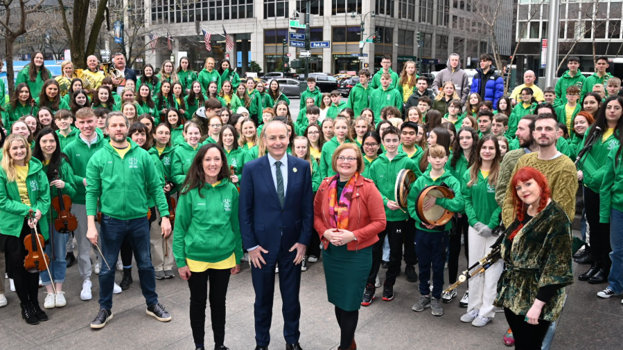 Michael Martin, Helena Nolan and Irish Community